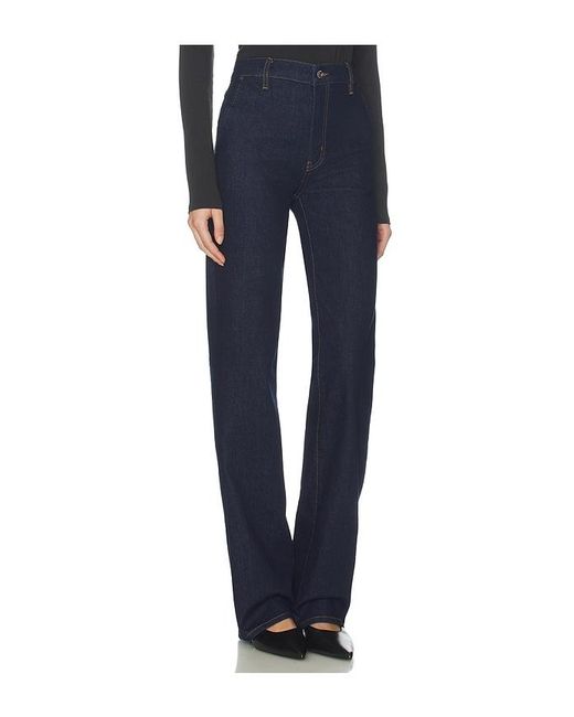 FRAME Blue The Straight Trouser Jeans