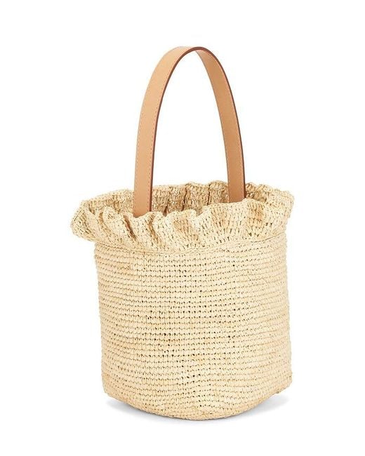 Loeffler Randall White Laith Crochet Top Handle Bag