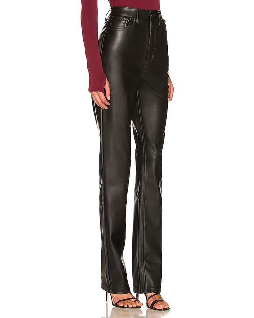 AFRM Black Heston Faux Leather Pant