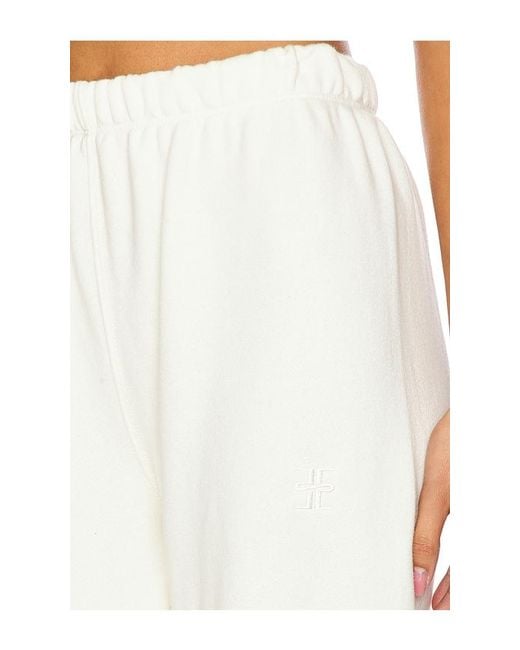 ÉTERNE White Classic Sweatpant