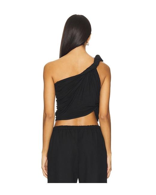 AYA MUSE Black Twist Top