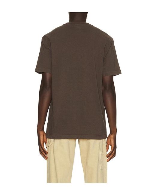 Dickies Brown Heavy Weight Pocket Tee for men