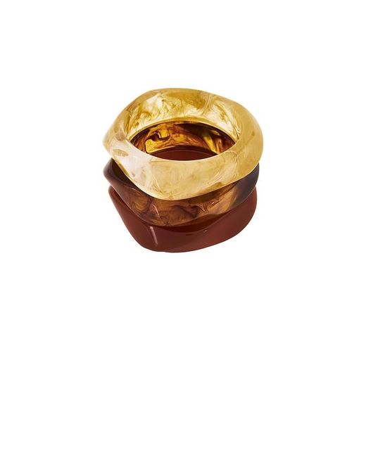 Luv Aj Orange The Formentera Bangle Set
