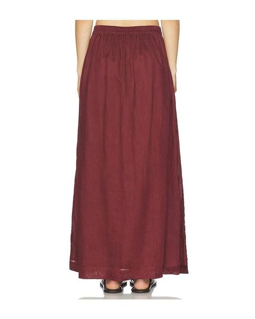 Mikoh Swimwear Red Ciel Maxi Skirt