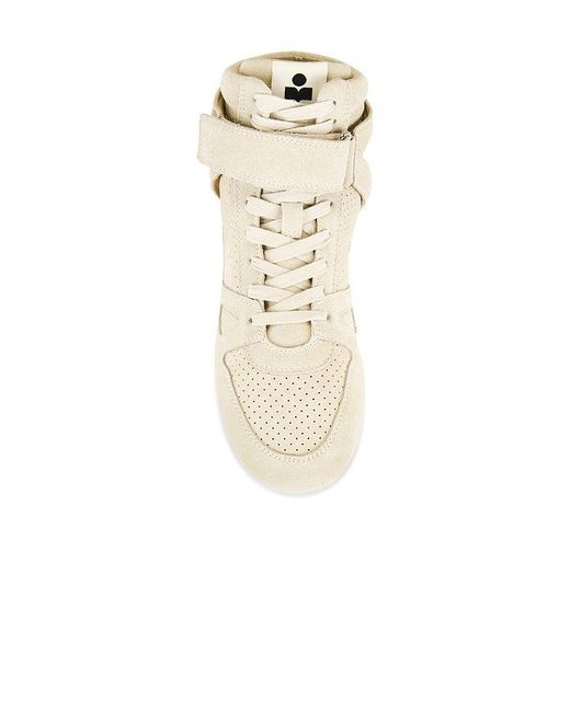 Isabel Marant White Senny High Sneaker