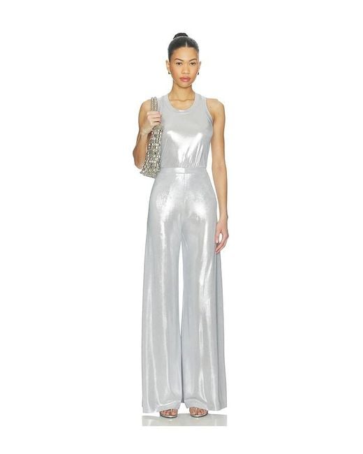Norma Kamali White Bias Pant