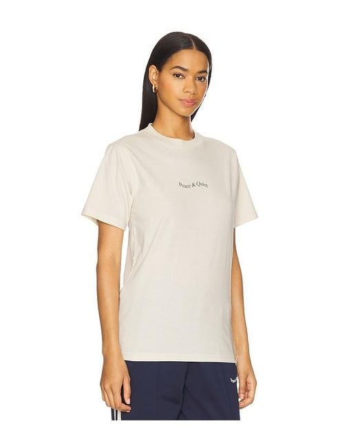 Museum of Peace & Quiet Shirt Wordmark in White für Herren
