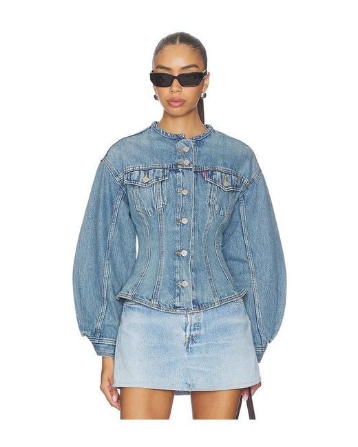 Levi's Blue Sculpted Trucker