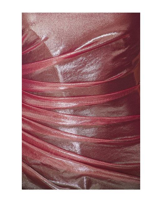 Fleur du Mal Red Ombre Shine Dress