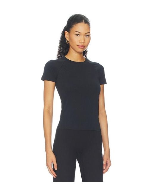 WellBeing + BeingWell Blue Lani Raglan Tee