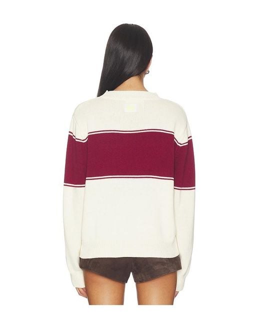 YELLOW THE LABEL Pink No Crying On The Slopes Pullover