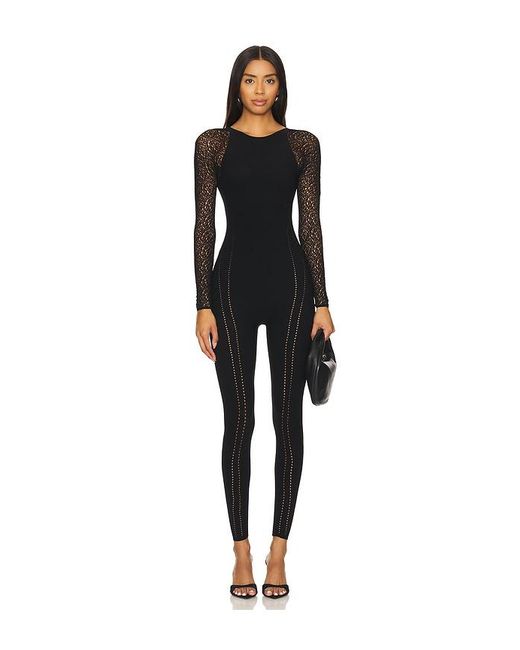 W net jumpsuit Wolford de color Black