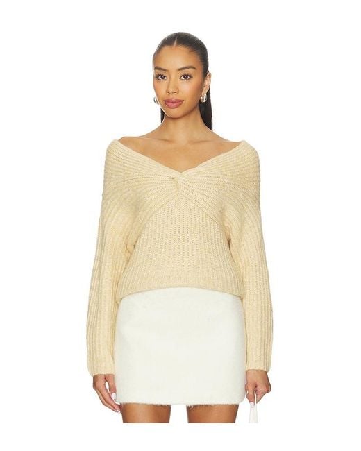 Astr White Franisbel Sweater