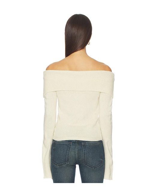 SNDY'S Natural X Revolve X Revolve Orlea Knit Top Sweater
