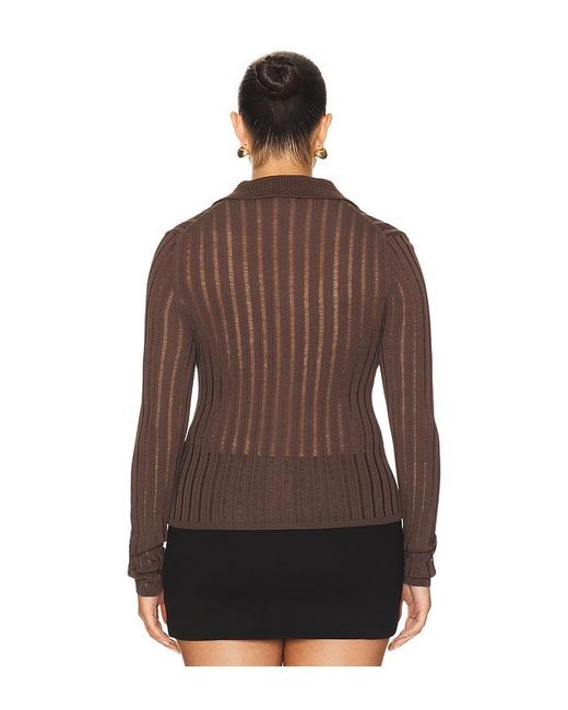 L'academie Brown Olivie Cardigan