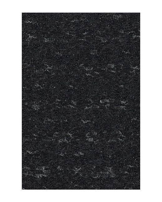 Balmain Black Zipped Short Sleeve Tweed Top