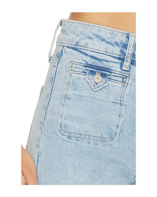 PAIGE Blue Anessa Welt Stitch Jeans