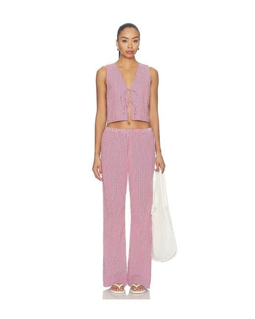 FAVORITE DAUGHTER Pink The Everything Pant