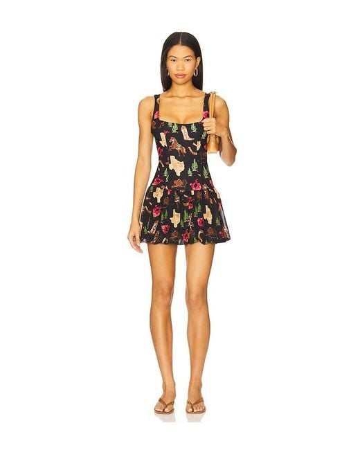 Show Me Your Mumu Black Marlo Mini Dress
