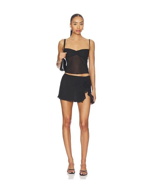 Bella Venice Black The Rose Skirt