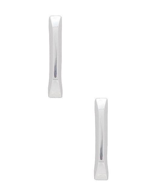Jenny Bird White U Link Earrings