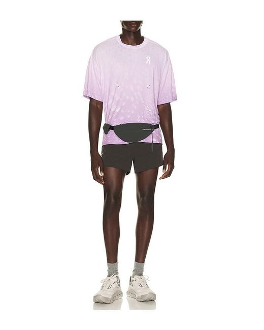 On Shoes Black Performance Volt Shorts for men