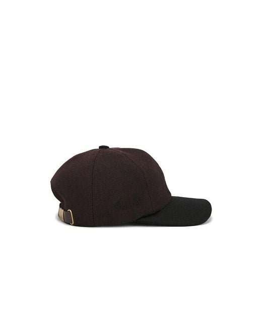 Siegelman Stable Black X Fwrd Wool Dad Hat