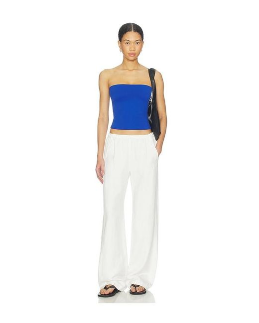 Free People Blue The Carrie Tube Top