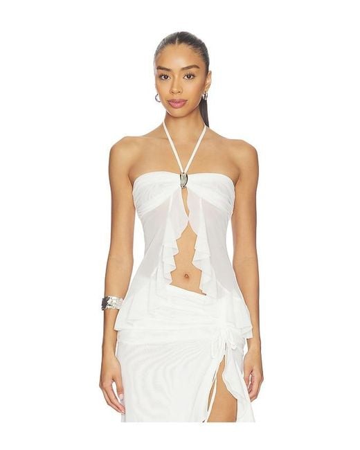 I.AM.GIA White Catallia Top