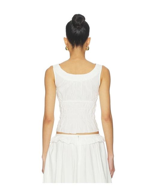 Ciao Lucia White Louisa Top
