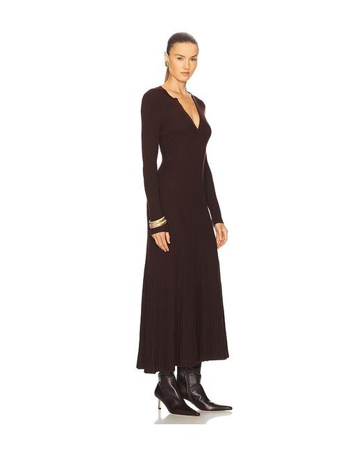 Bardot Brown Hattie Knit Midi Dress