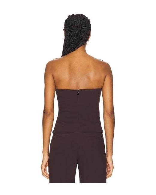 Amanda Uprichard Brown X Revolve Soho Top