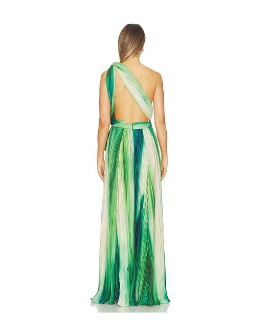 Maylé Vásquez Green Affluent Maxi Dress