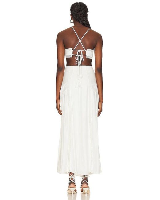 House of Harlow 1960 White X Revolve Destino Maxi Dress