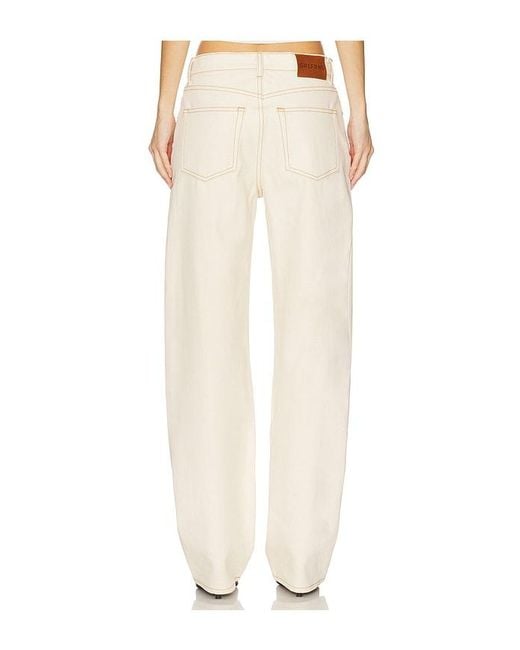 GRLFRND White Bella Low Rise Boyfriend Jeans