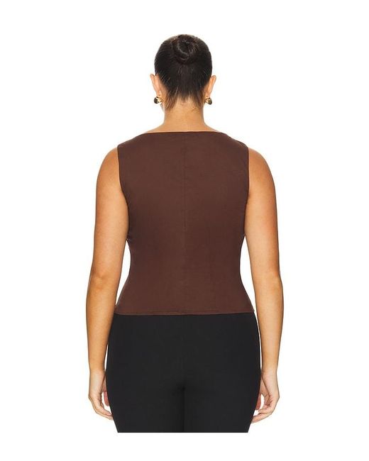 L'academie Brown Elsie Top
