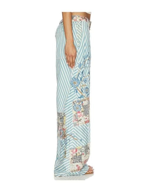 Free People Blue X We The Free Runyon Patched Pant