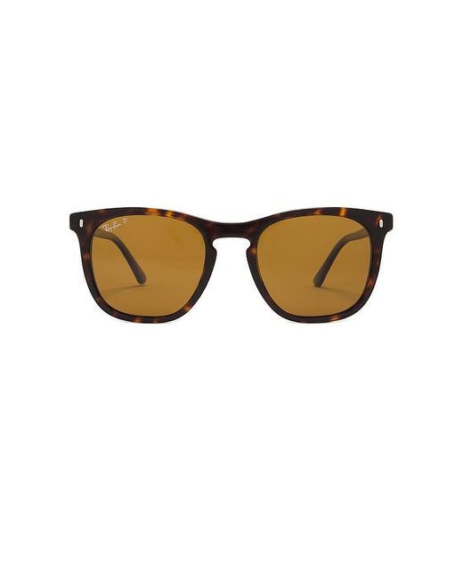Ray-Ban Brown Polarized Sunglasses for men