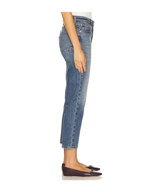 Levi's Blue 501 Crop