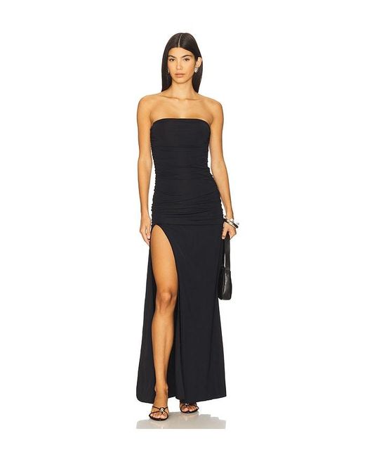 superdown Blue Marlett Strapless Maxi
