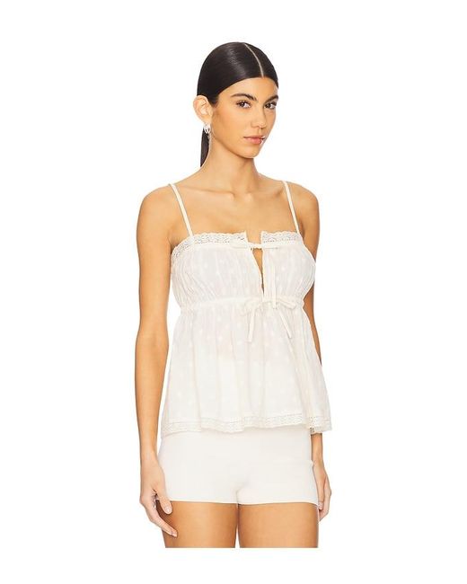 Ulla Johnson Quinn スリーブレストップス White