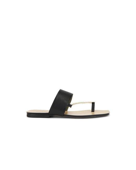 MARIA LUCA Black Melide Capri Sandal