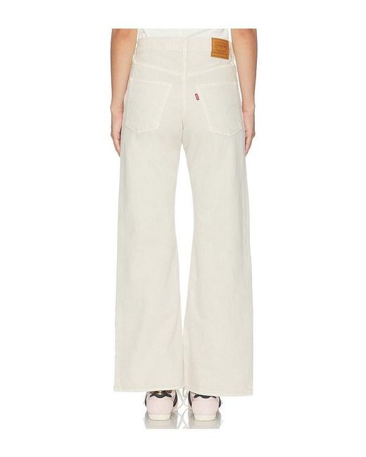 Levi's White Loose Boot Jeans