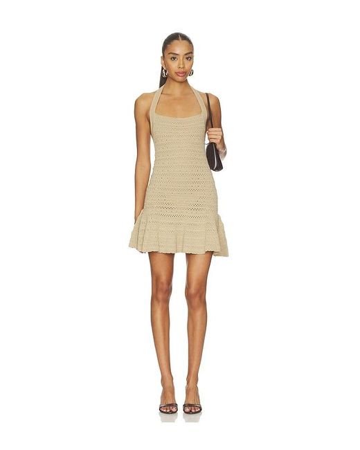 Lovers + Friends Natural Flora Pointelle Dress