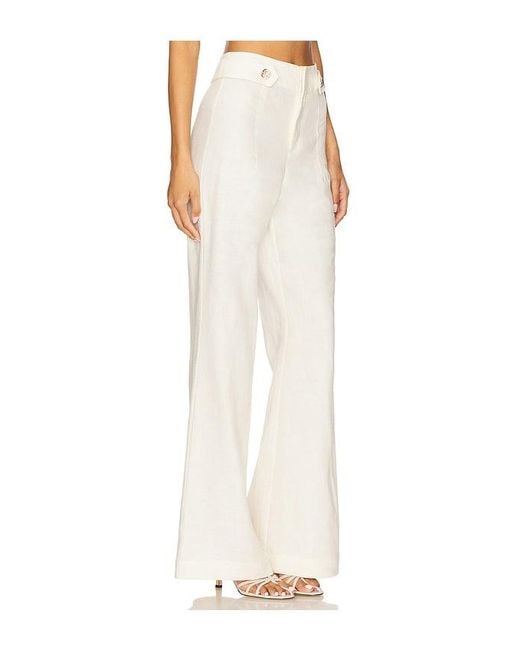 Hevron White Carlin Pant