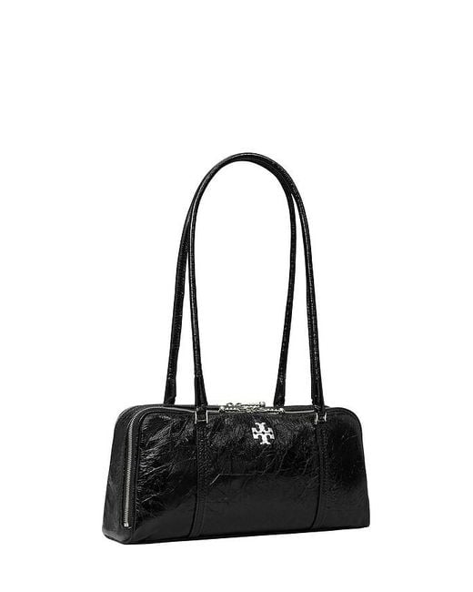 Bolso Satchel Pequeño Marshmallow En Color Negro Talla Tory Burch de color Black