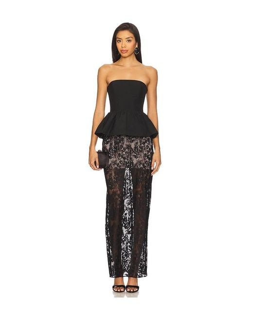 Amanda Uprichard Black X Revolve Cherise Dress