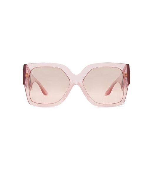 Versace Pink Square Sunglasses