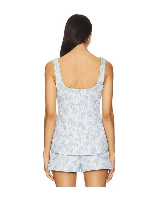 Amanda Uprichard White Empire Top