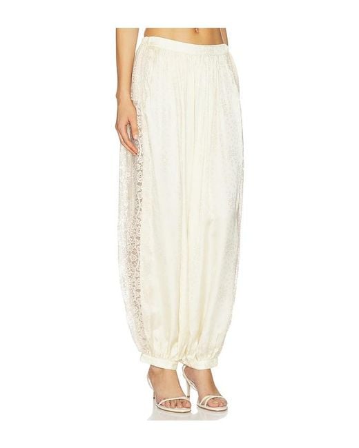 Sea White Ethel Solid Bloomer Pants
